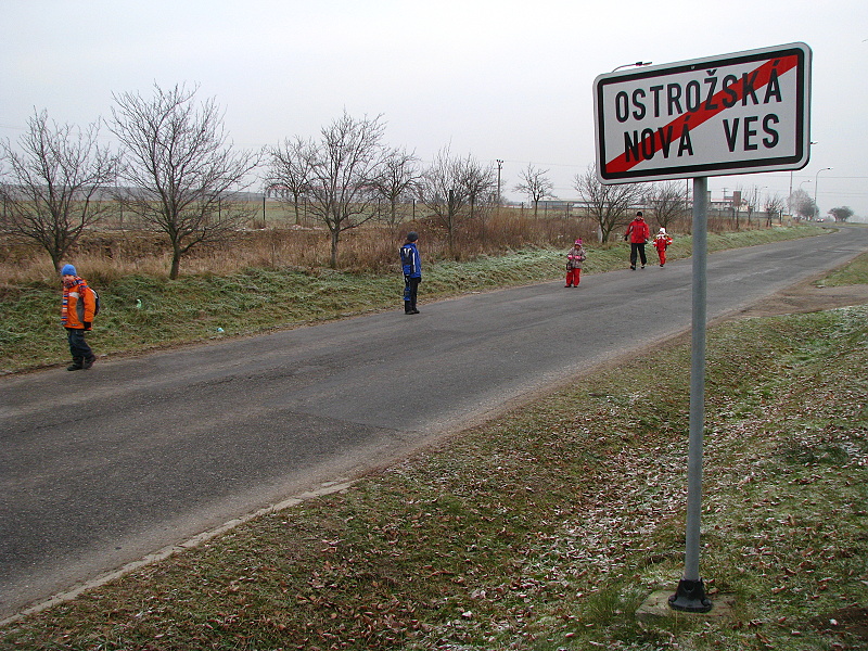 Tak a jsme v O. Nové Vsi, asi kolem 8:50