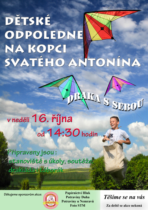 Dětské odpoledne na kopci Sv. Antonína