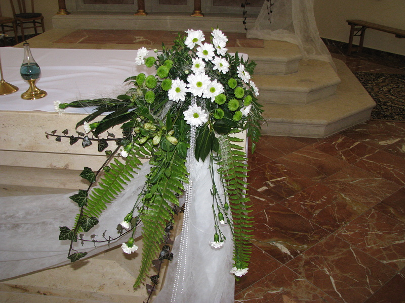  svatba v kapli sv. Antonína 2011 chryzantémy