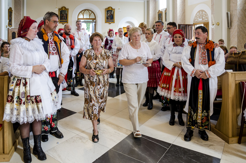 Hodová mše svatá v Ostrožské Lhotě