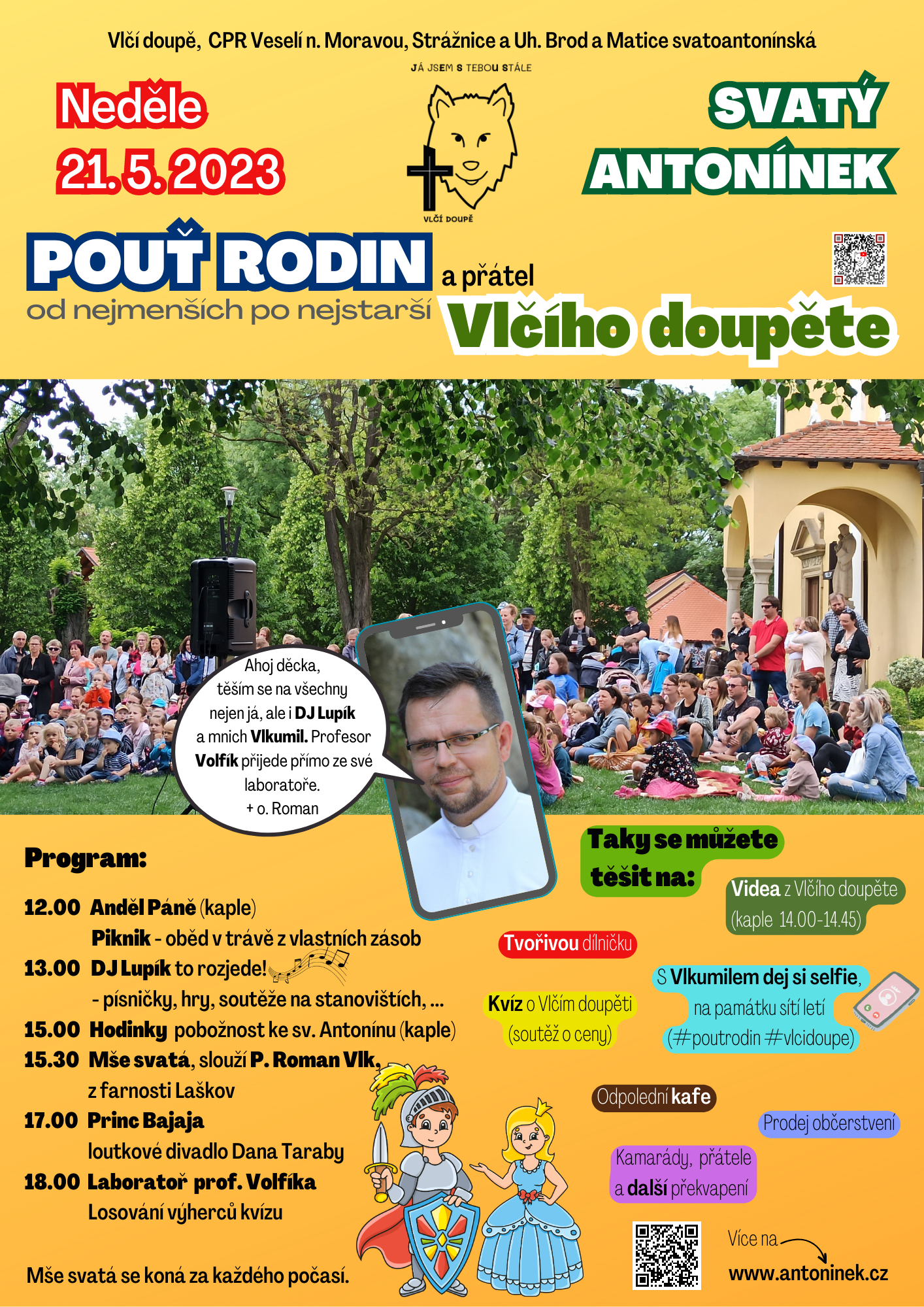 Pouť rodin a přátel Vlčího doupěte 21. 5. 2023