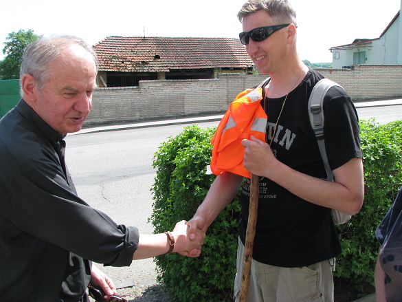 Naše krátká návštěva ho překvapila, ale jistě potěšila