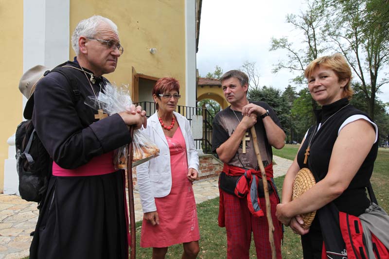 Otec Jan - předseda Matice velehradské a Marie Špirudová - předsedkyně Matice svatoantonínské